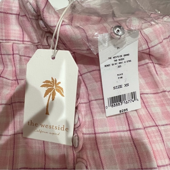 NWT The Westside Plaid Skirt - Picture 10 of 11